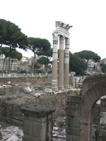 Remains of the Temple of Venus Genetrix in the Caesarian Forum